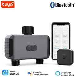 Tuya Smart Garden Timer per irrigazione 2 prese Sprinkler Controller per irrigazione a goccia Valvola dell'acqua Ritardo pioggia Controller programmabili