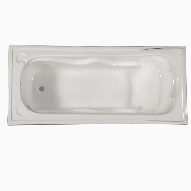 Custom Acrylic Fiberglass Resin Bathtub Embedded Design for Bathroom Project Export