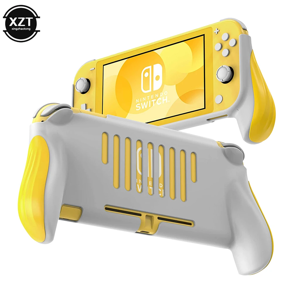 Nintendo switch lite aperto à prova de choque capa proteção escudo ergonômico lidar com grip console capa bracket escudo jogo accessaries