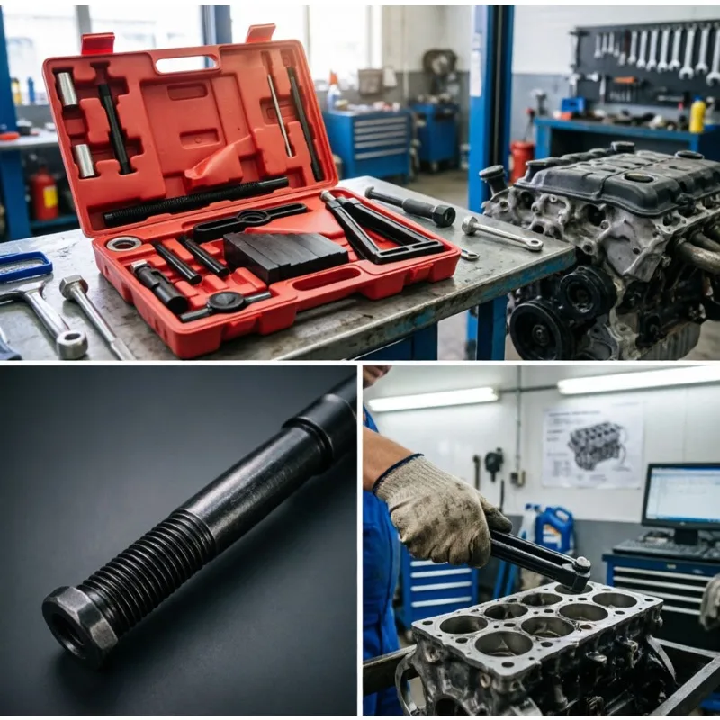Manual Cylinder Liner Puller Dry-Type Cylinder Sleeve Extractor Engine Cylinder Removal Tool