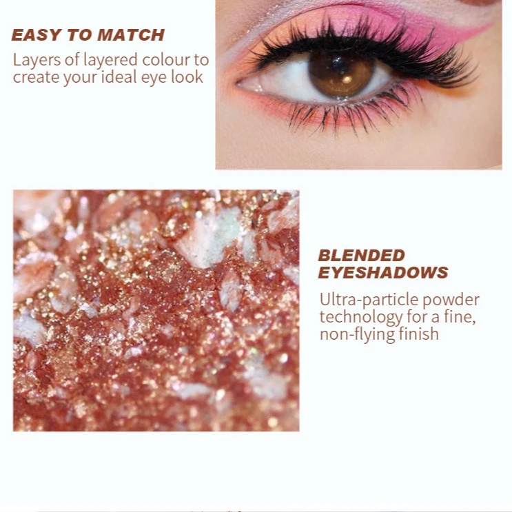 لوحة بودرة مكياج شاملة للوجه مكونة من 12 لونًا غير لامعة بيرليسسينت لون الأرض وأحمر الخدود وبودرة ظلال العيون #4