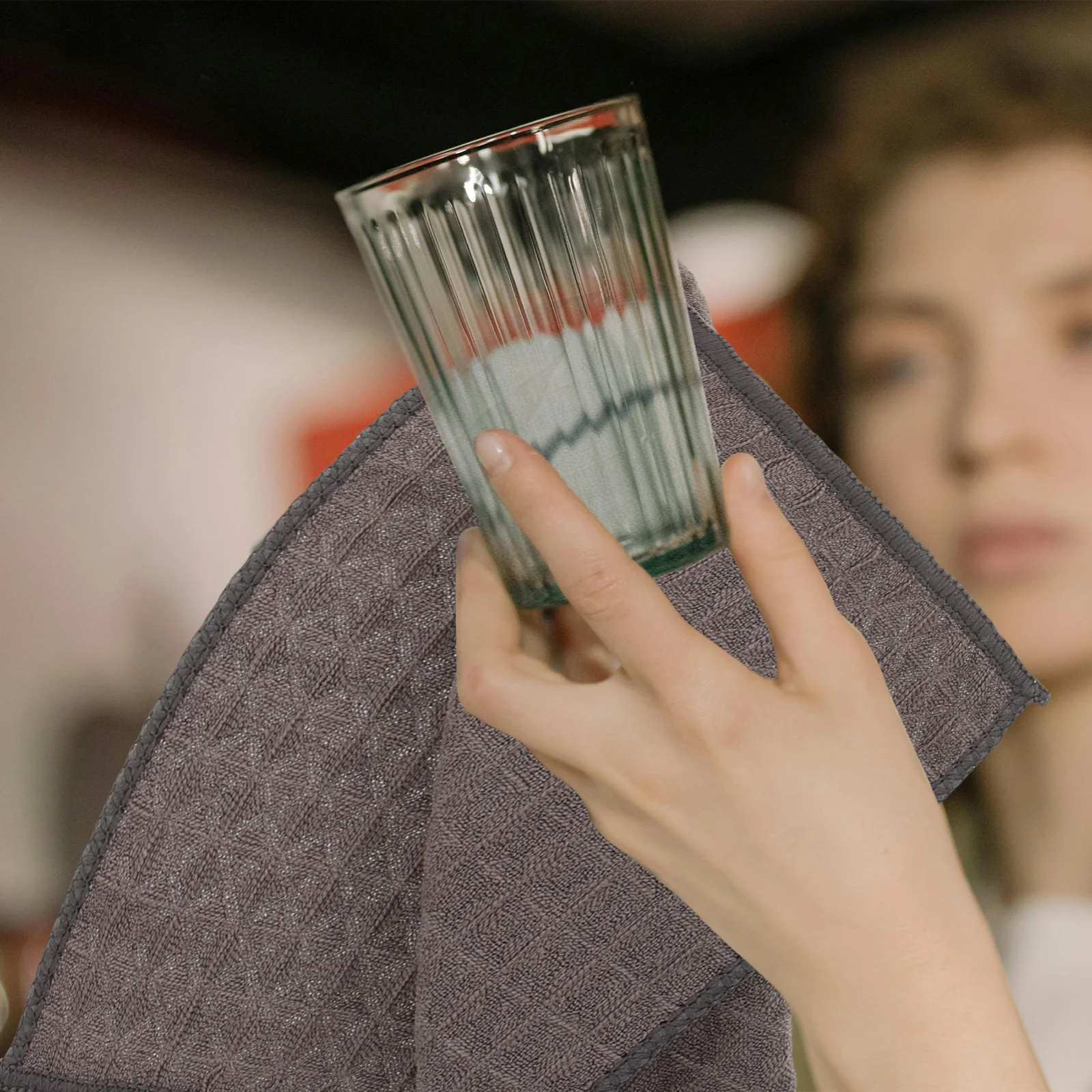 5Pcs Kitchen Dishcloths Dish Towels Water Absorbent Small Hand Towels for Dishwashing Drying Oil Stain Cleaning Cloths