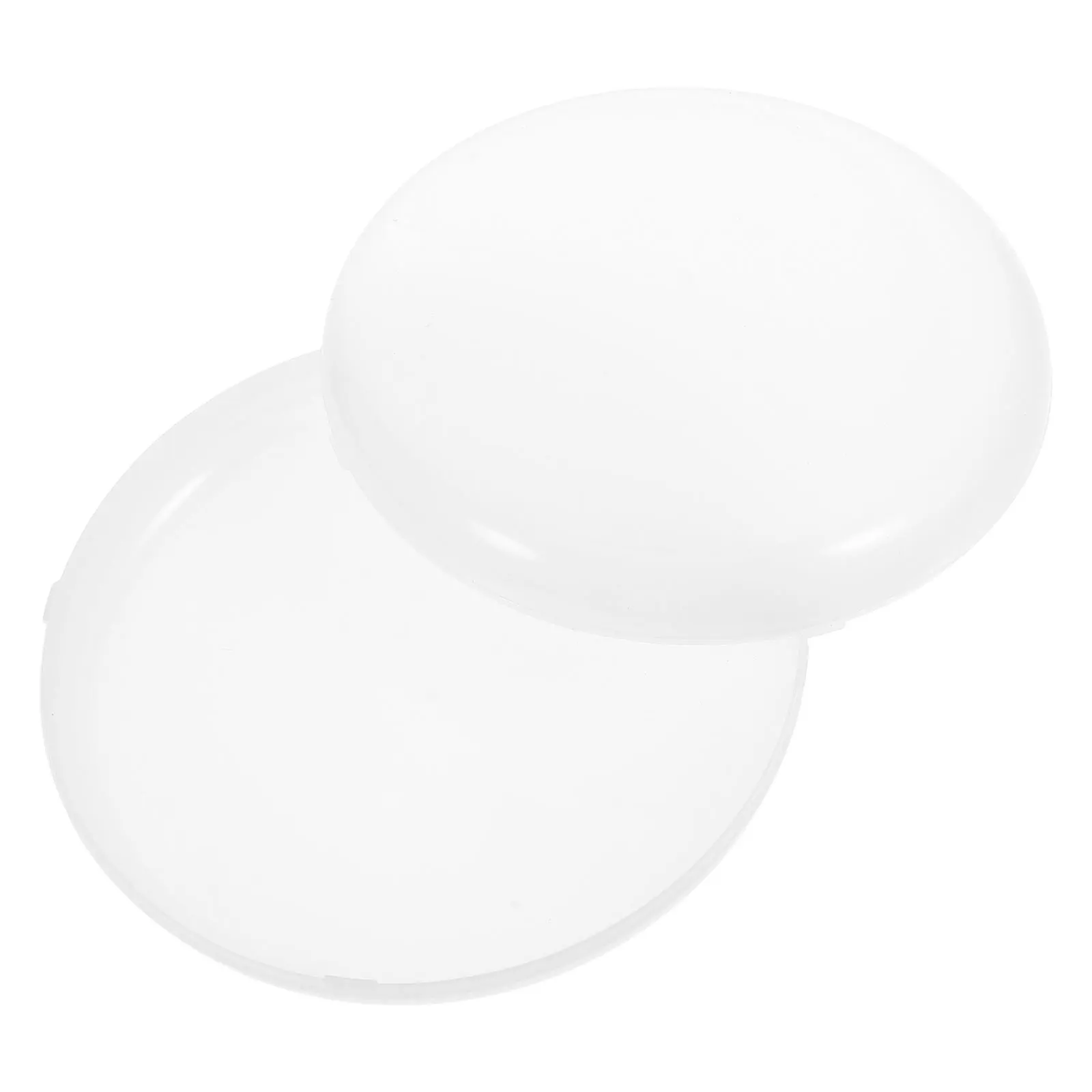 

2pcs LED Light Bulb Diffuser Cover Lampshades PC Anti Fog Curved Design Easy Installation Ceiling Spotlight Plastic Replacement
