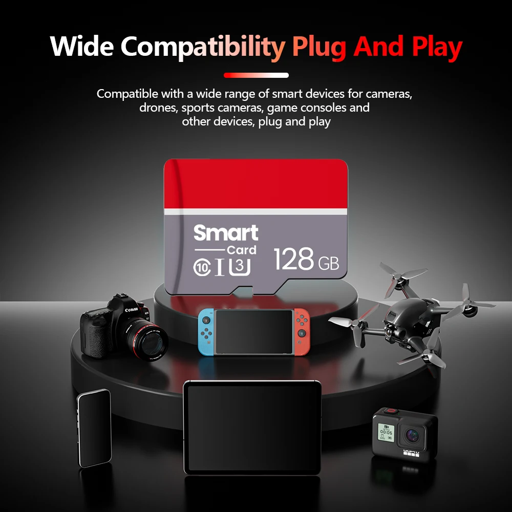 High Speed Mini SD Memory Card 256GB Class 10 Micro TF Flash USB Pen Drive Card 4GB 8GB 16GB 32GB 64GB 128GB for Smartphone