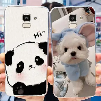 Krásný potiskem potisknutý kryt pro Samsung Galaxy J6 J6+ J600G J610G Měkký silikonový TPU zadní kryt pro Samsung J6 J 6 Plus 2018 4 nejlepší prodej Displej Samsung J600G - №2