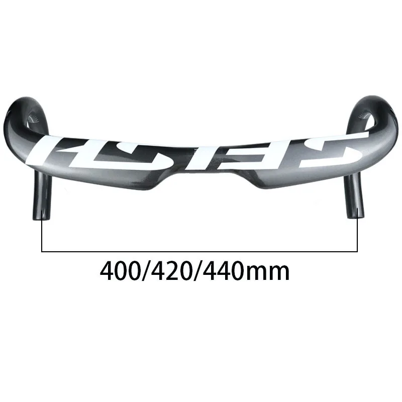 Universal Custom Carbon Fiber Bicycle Handlebars, Lightweight High Strength Custom Carbon Fiber Accessories for Road and Mountai view 4
