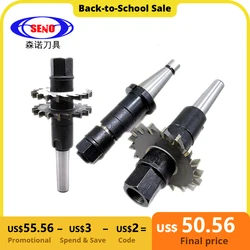 SENO Milling Cutter Tool Rod Morse MT3 MT4 MT3-22/27 NT30/40-SCA22/27 Installation Saw Blade Milling Cutter Three Face Cutter