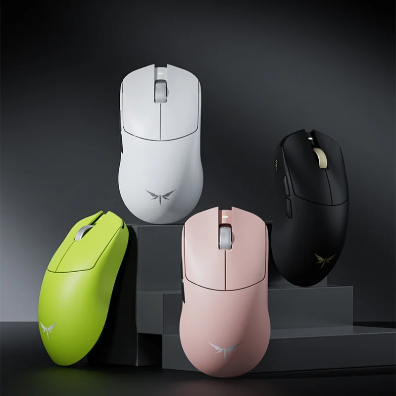 

Новая легкая беспроводная мышь Vgn Dragonfly F2, подходящая для игр, киберспорта, три режима подключения, датчик Paw3950, эргономичный дизайн