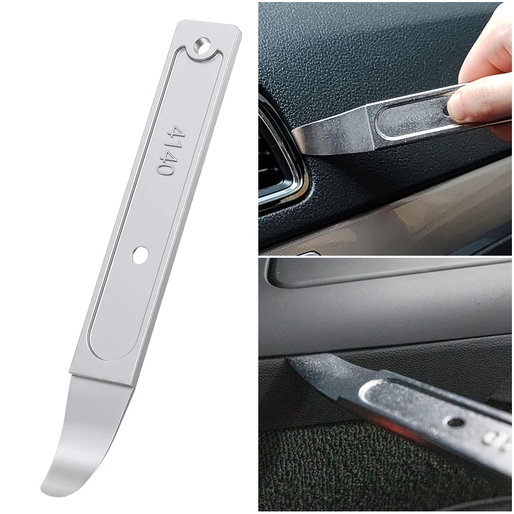 

Metal Skin Wedge Pry Bar Tool Trim Removal Tool Sheet Metal Pry Bar for Panel Trim Interior Sheet Metal Fastener