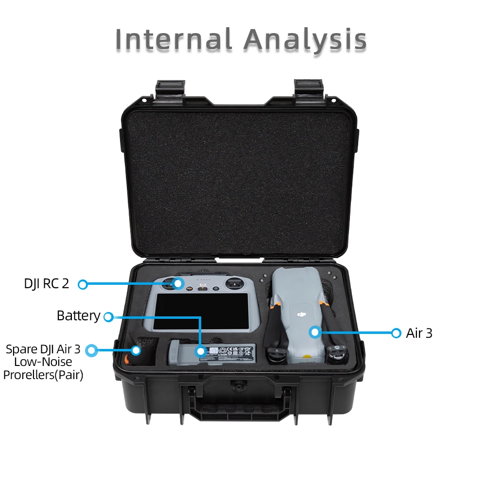 Suitcase For DJI Air 3 Case  Handheld Explosin-proof Boxs For DJI Air 3 Storage Box /Shoulder Bag Drone Accessory