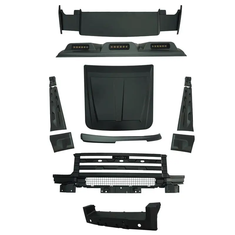 Jetour T2 2025 Body City Hunter Kit with Bumper Side Skirts Spoiler Roof Light  Front Grill Bulla bar Jetour Accessories Upgrade