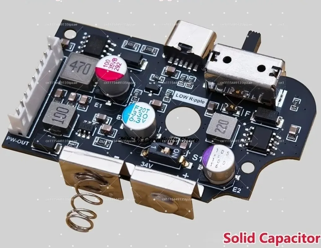USB-C Power Board Replacement PCB With Power Switch Motherboard For SEGA  Gear GG Console Repair Parts