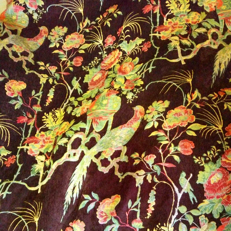 Luxury Valance Curtains In The Living Room, Secret Garden, Luxurious Villa Window, Green Palace Drape, Hotel Curtain For Bedroom