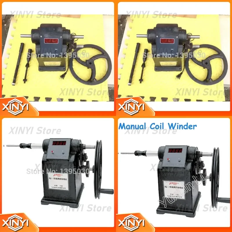 for NZ-7 New Manual Coil Winder Hand Coil Counting Winding Machine for Thick Wire 2.5mm
