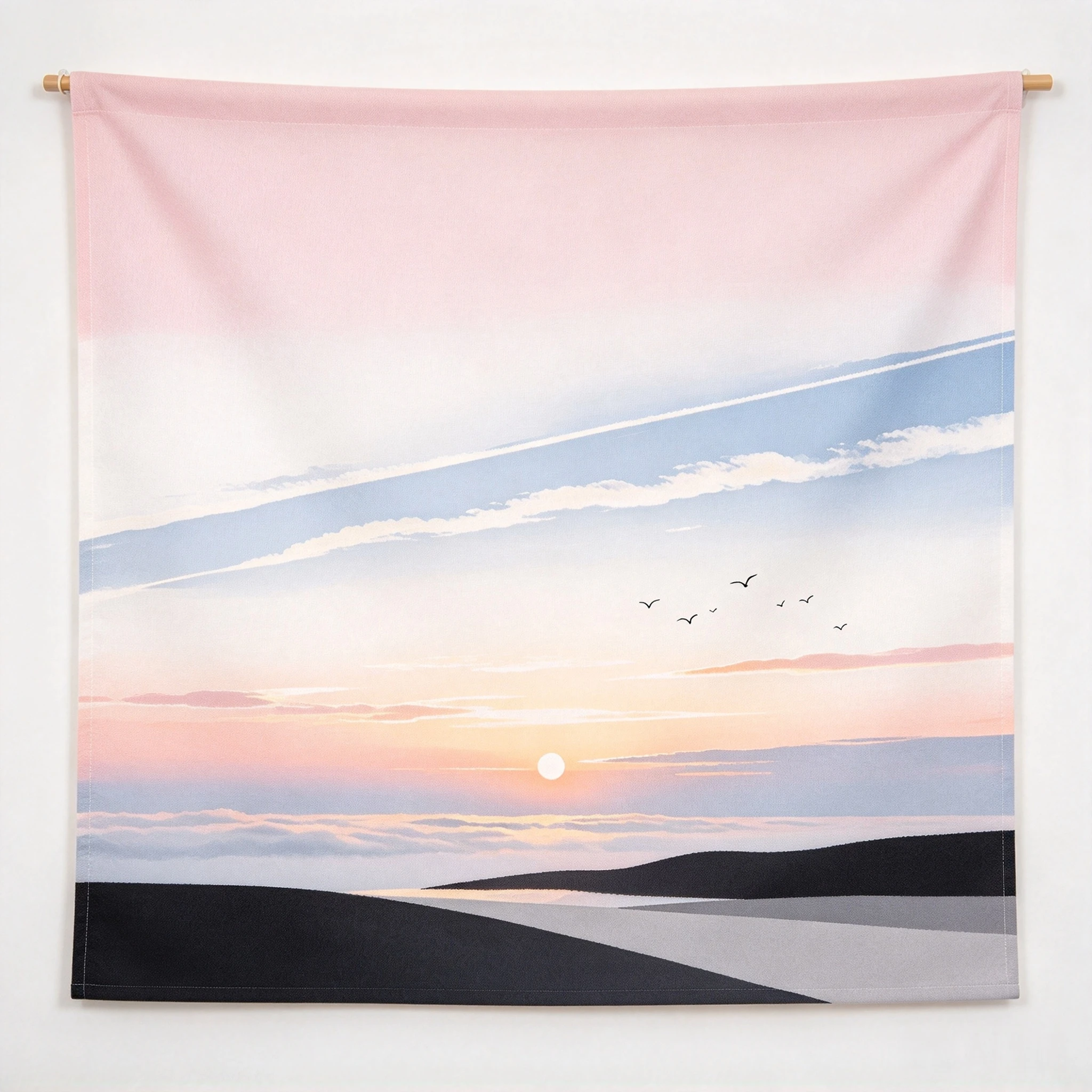 100816 Waterproof, oil-proof, wash-free, modern minimalist tablecloth