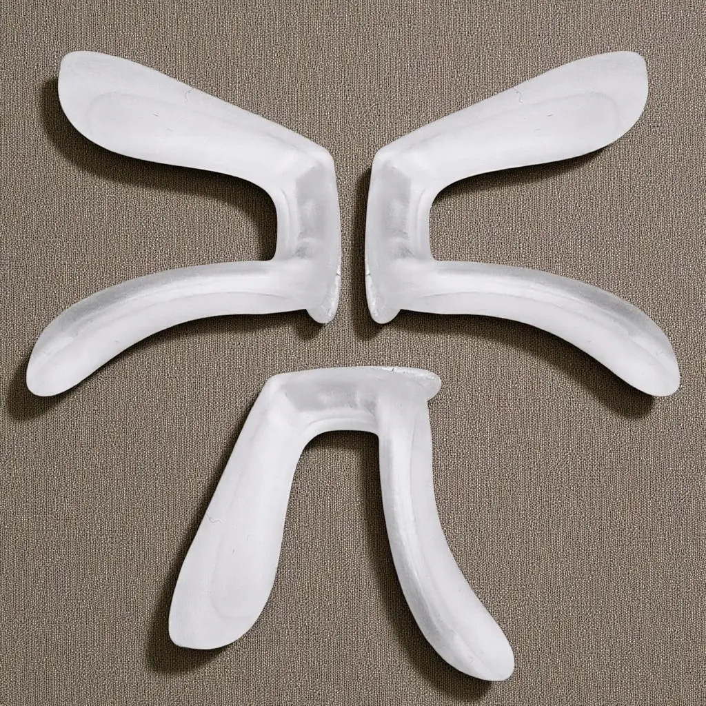 

3Pcs Premium Silicone Nose Pads for Eyeglasses Non Slip Comfort Fit High Toughness Long Wear Nose Support Cushions Replacement