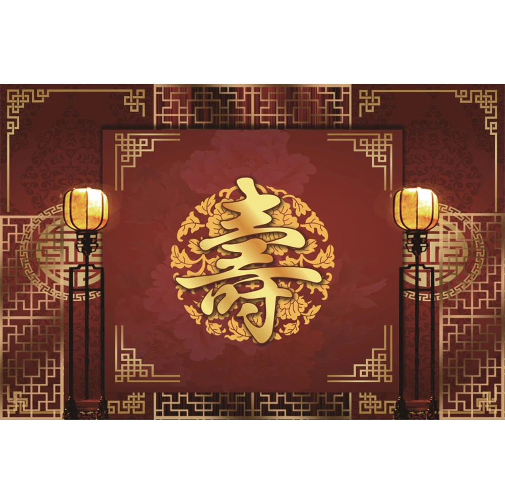 Traditional Chinese Style Photography Backdrop Buliding Room Decor Portrait Photographic Background Photo Studio Photographone