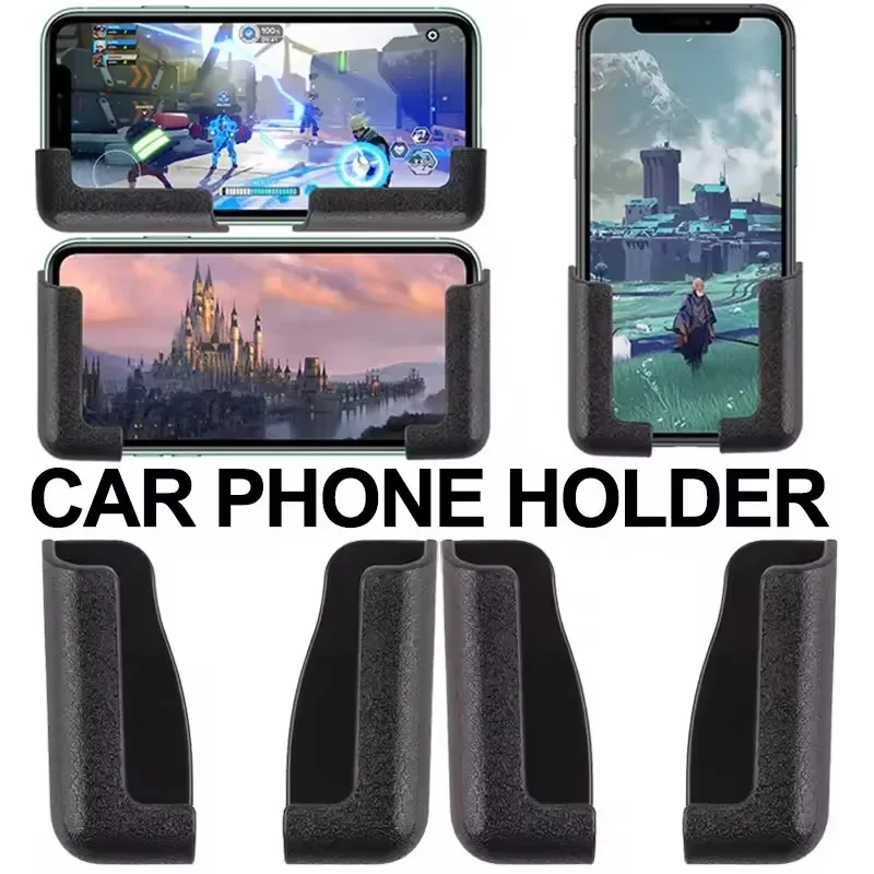 Multifunction Car Phone Holder Portability Sticky Bracket Lightness Mobile Phone Mount No Space Occupy Auto Interior Accessories