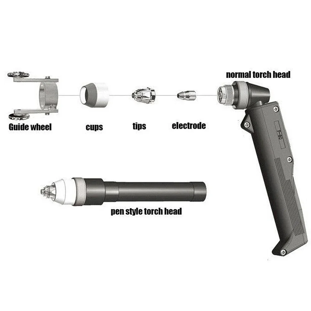 

Industrial Use ARC Plasma Cutter P80 Electrode 1.5mm Nozzles Copper Material Easy To Install Max Cutting Thickness 40mm