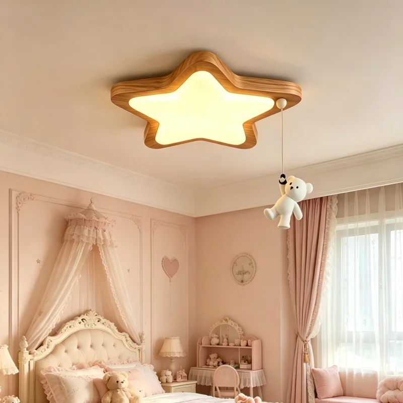 Star Children's Room Ceiling Light Balcony Light Corridor Bedroom Light Ancient Style Creative Art Entrance Light Ceiling Light