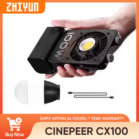 ZHIYUN Official CINEPEER CX100 100W Handheld Led COB Light 2700K 6200K Pocket Video Light Photo Fill Light Photography Lighting