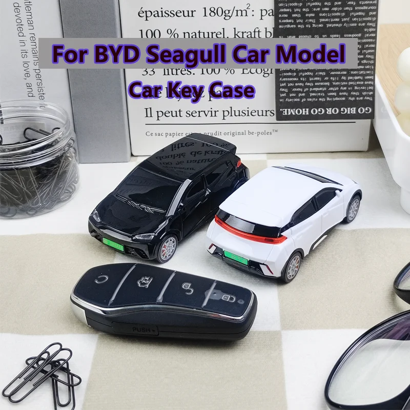 Interesting Key Case for BYD Seagull Car Model Remote Smart Car Key Case for Byd Han Tang Qin PLUS Song Pro MAX Yuan Dolphin E2