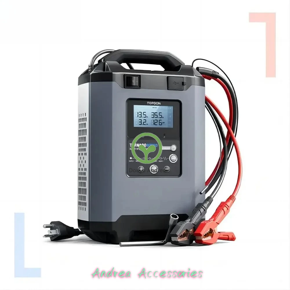 TOPDON Tornado90000 T90A Intelligent Portable Lead Acid automatic Smart 12v 24v Volt 12 v Auto Battery Charger For Car