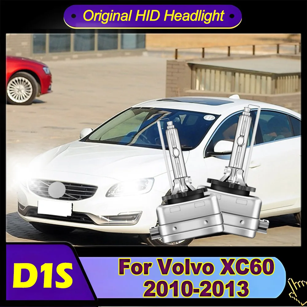 

2PCS D1S Xenon Headlight 6000K Super Bright Original HID Headlamp Low Beam Bulb For Volvo XC60 2010 2011 2012 2013 Plug and Play