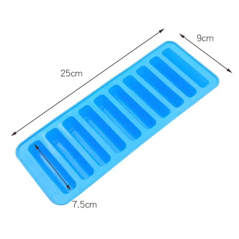 1PC Summer Artifact Silicone Ice Cube Tray Mold Fits for Water Bottle Ice Cream Markers Tools