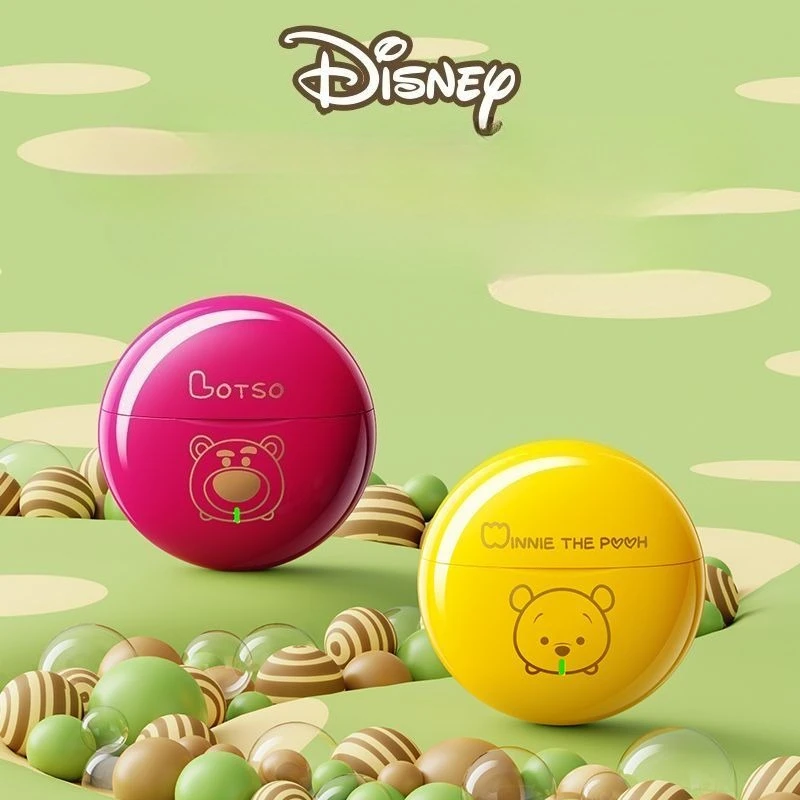 

Беспроводные Bluetooth-наушники Disney с милым мультяшным Винни-Пухом Lotso, спортивные наушники, совместимые с подарками для iPhone и Android