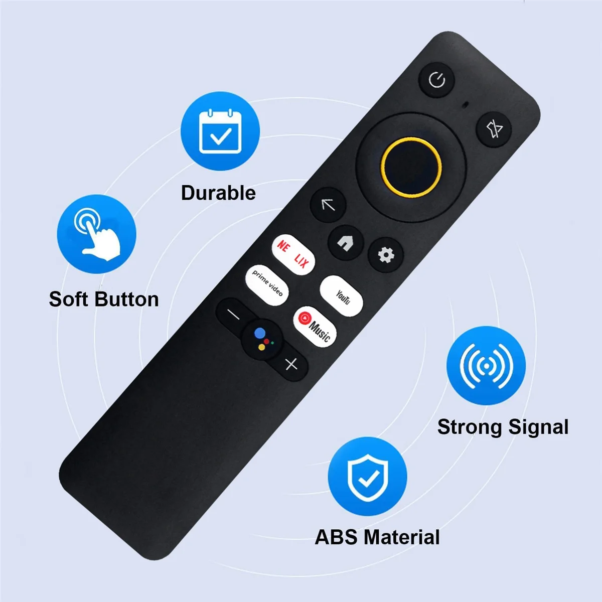 Remplacer REM-V1 Télécommande Vocale pour Realme TV Stick 4K RMV2105 Smart TV RMV2101 Smart TV Neo 4K Smart TV Stick