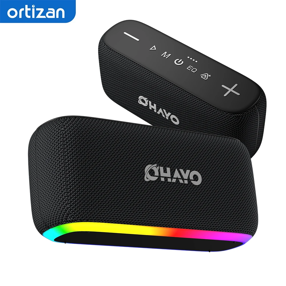 

Ohayo S15 Bluetooth 6.0 динамик 60 Вт улучшенный бас сабвуфер компьютерный динамик для настольного ноутбука ПК светодиодный портативный беспроводной динамик