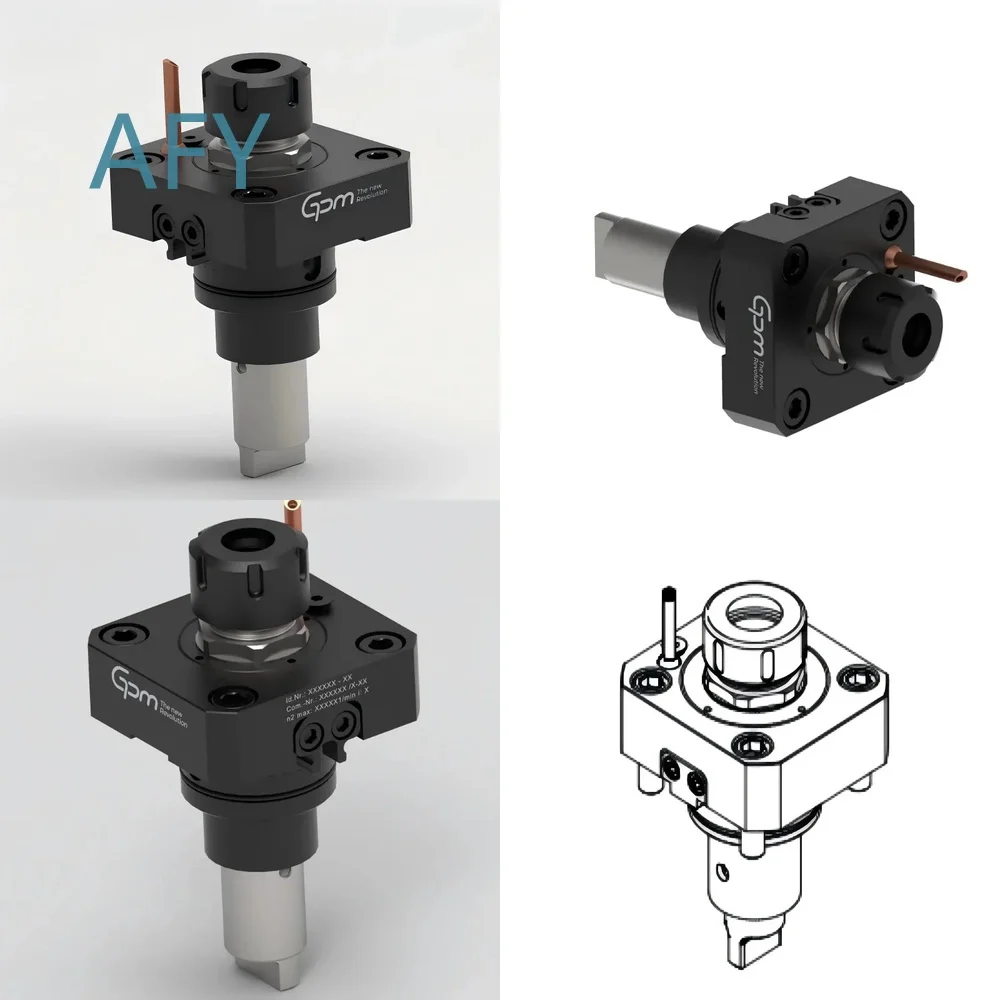 CNC Tool Holder for BMT55 Series Live Turret Milling Lathe Turning Machine 0 Degree Driven Tooling Adapter Machinery