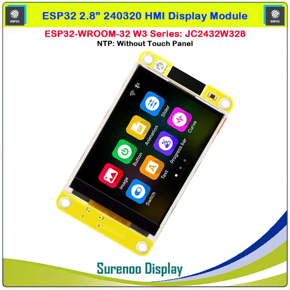 Guition W3 HMI ESP32-WROOM-32 JC2432W328 2.8 بوصة 240*320 اللمس وحدة عرض إل سي دي لوحة الشاشة واي فاي بلوتوث PSRAM فلاش #4