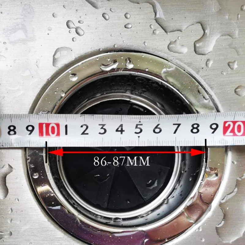 1 حزمة 86 مللي متر العالمي الفولاذ المقاوم للصدأ بالوعة المطبخ سدادة لمعظم القياسية 3.39 بوصة استنزاف المياه