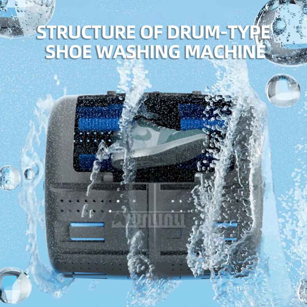 

Полуавтоматическая машина для мытья обуви, машина для чистки роликов Limpia Zapatillas Electrico