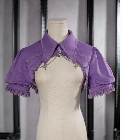 Gothic Korte Jurk Kleine Cape Originele Lolita Jurk Pak Meisje Vrouwen Hoge Taille Spaghetti Pettiskirt Jsk Jurk Jas Outfits
