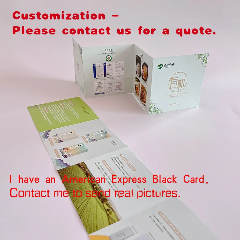 

custom.Custom A4 Luxury Trifold Brochure Cardboard Leaflets and Flyers with Custom Advertising Catalogue Purp