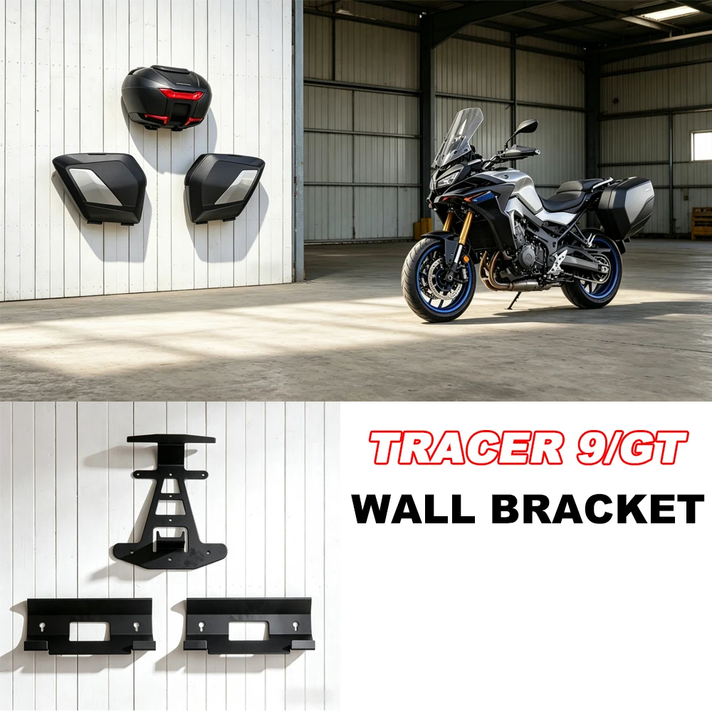 

Tracer 9 Tracer 9GT Accessories Case Wall Mount Pannier Holder For Yamaha Tracer 9/9GT NEW Suitcase OEM Cases Wall Bracket