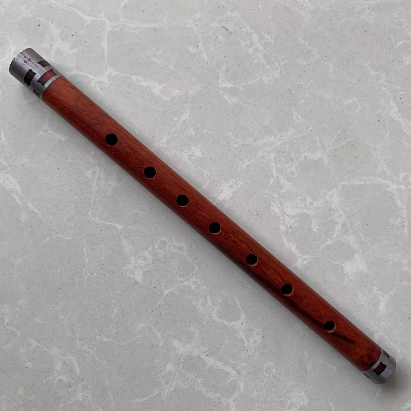 Redwood Guanzi Korean Ethnic Woodwind Instruments Professional A-Flat/B-Flat Key Guanzi Flute Traditional Musical Instruments