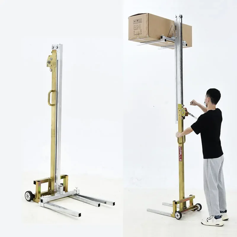 Hand Stacker Light Manual Loading and Unloading Forklift Bearing 80 KG Warehouse Logistics Handling Forklift Air Conditioning