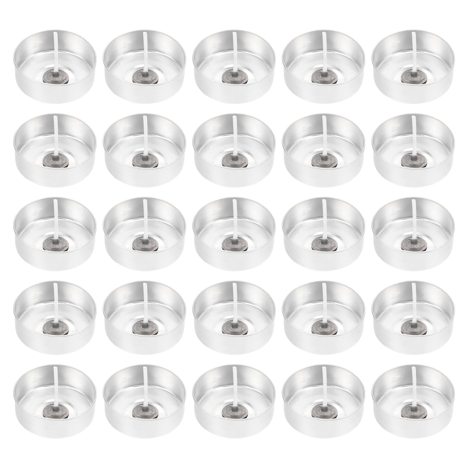 

100 set 200 Sets Aluminum Shell Wick Tins Bulk Light Cups Tea Light Holder Case Mold Storage Chocolate Gifts Crafts