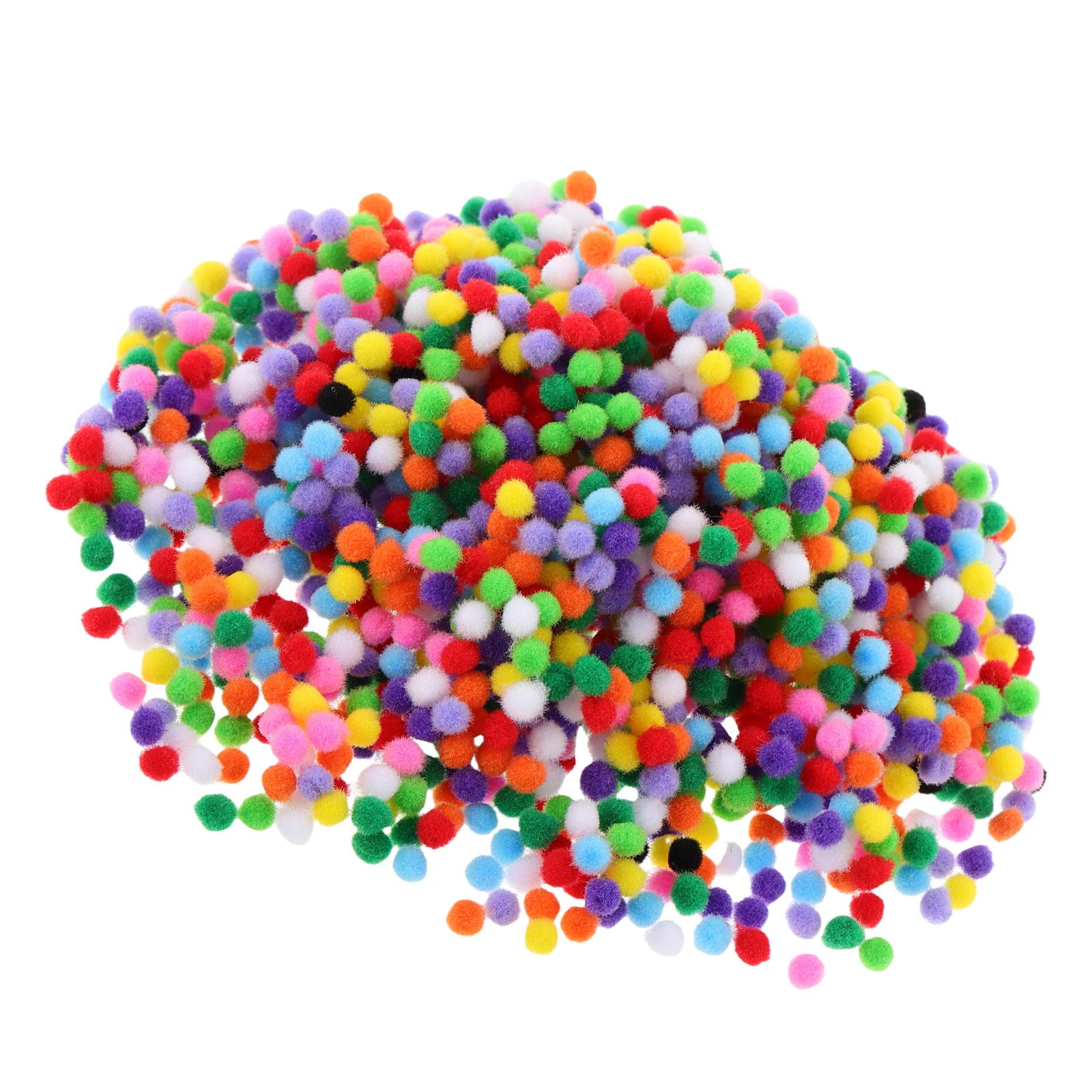 

2000 Pcs Pom Poms Balls 5mm Mixed Color Soft Craft Supplies for DIY Projects Christmas Decorations Artificial Balls