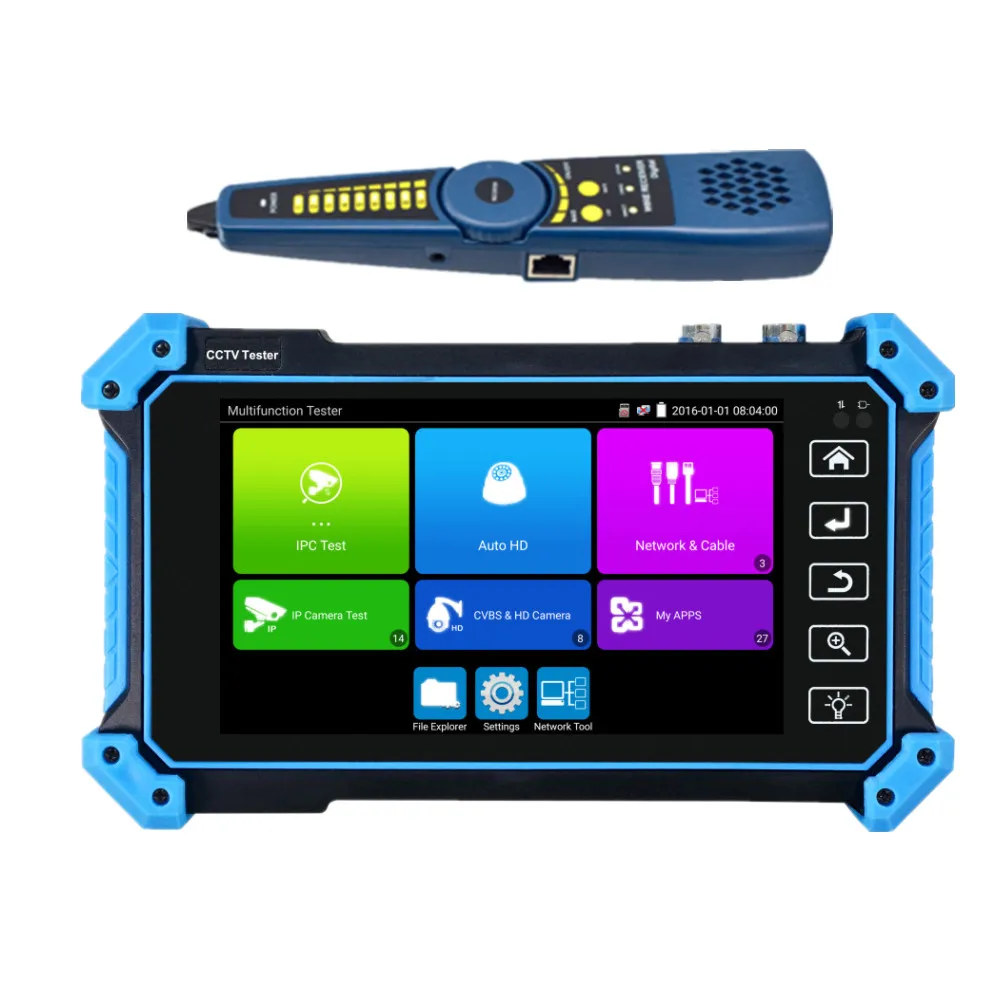 

CCTV Tester Monitor IPC-5200C 12MP IP Camera Tester 8MP AHD CVI TVI Tester VGA HDMI PTZ PoE IP UTP Network Cable Tester CCTV