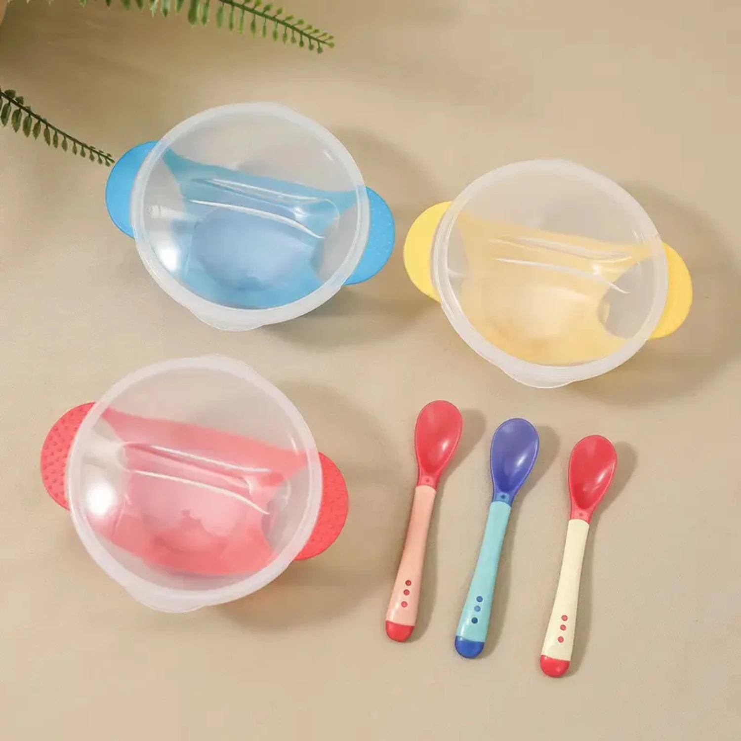 2 Pieces Baby Bowl And Spoon Set