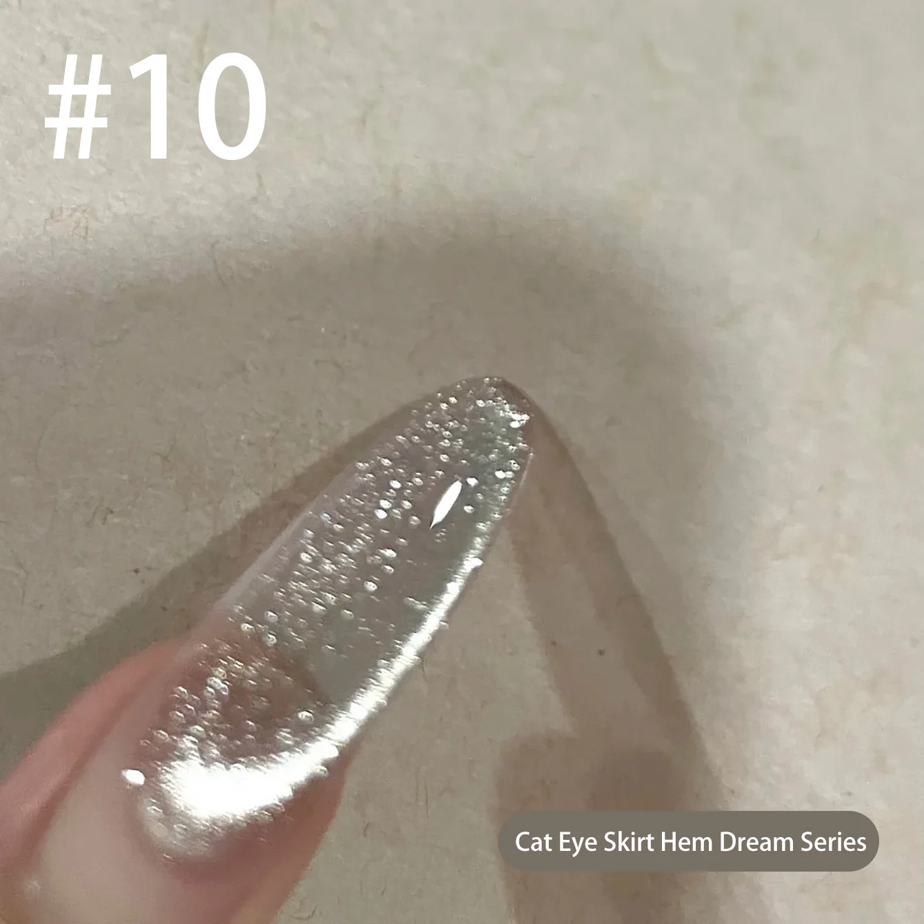 10ml 2026 Neuer Traumhafter Rock Kristall Katzenauge Gel-Nagellack Glitzernde Glasperlen Kristall Katzen-Magnetgel Weihnachtsnägel – Detail 12