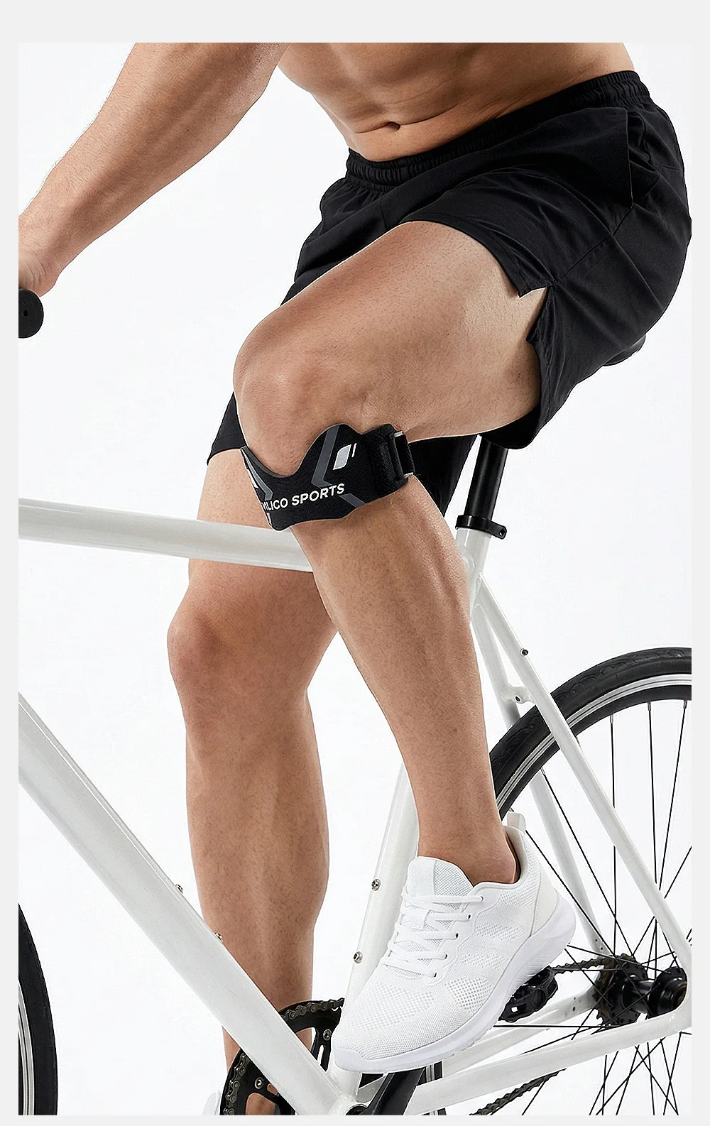 1 Stück Patella-Knieband zur Schmerzlinderung, Knieunterstützung, Patella-Stabilisator, Ergonomische Sehnenbandage – Detail 10