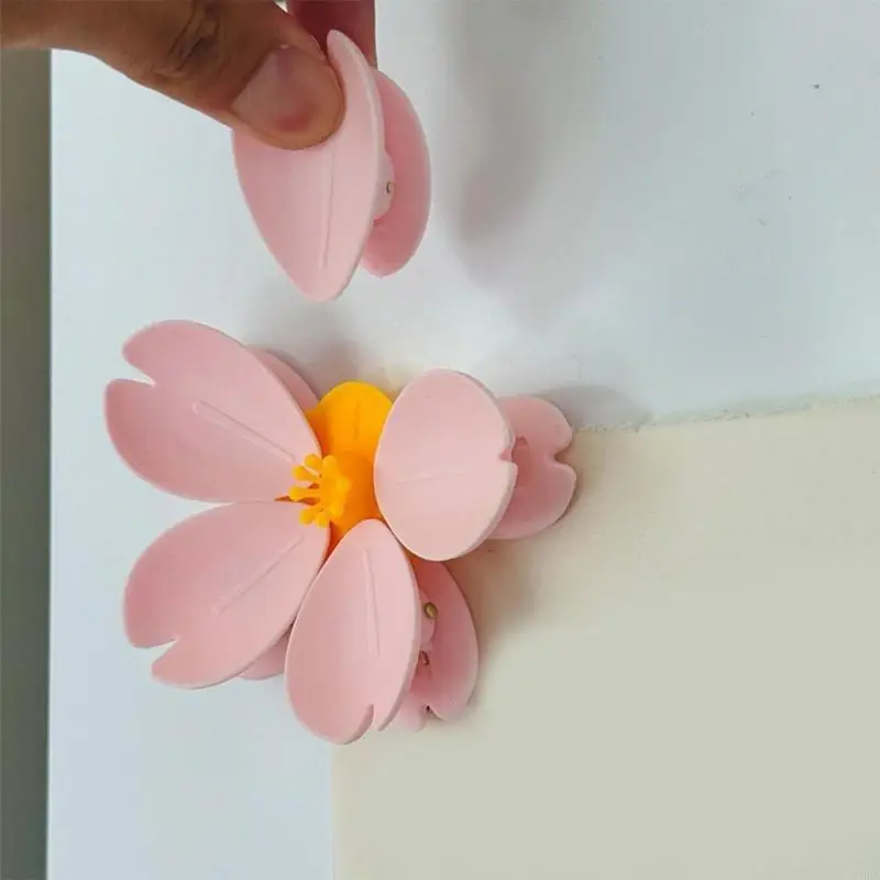 Flower Magnets with Sealing Clips for Fridge Note Display Storage Clamps