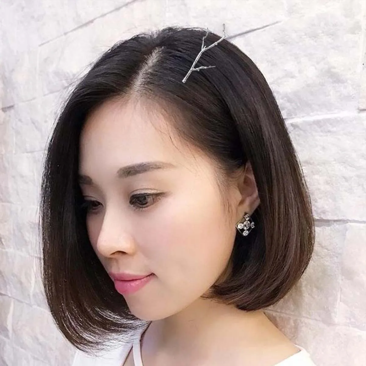 

3 Pcs Branch Hairpin Lightweight Accessories Clip Decorative Barrettes Rhinestones Girls