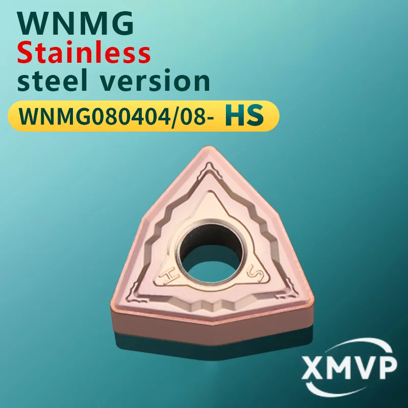 

Токарный инструмент с ЧПУ в форме персика WNMG08040408-HS из нержавеющей стали BM8818 Токарная головка в форме персика